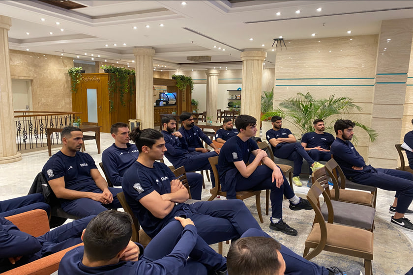 The honor of hosting the coaches, players and technical staff of the IFA Premier League volleyball team of Saram Ardakan